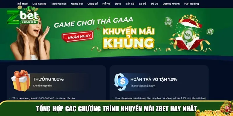 khuyen mai zbet 2 Những chương trình khuyến mãi Zbet tiêu biểu được yêu thích nhất